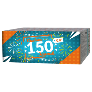 Батарея салютов 150 залпов 0.8