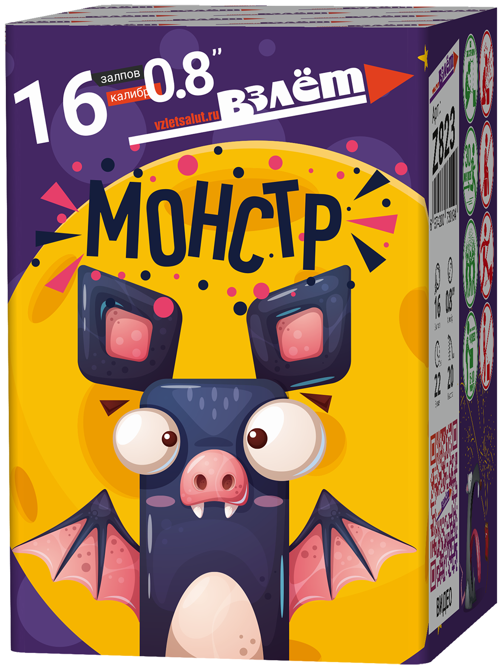 Батарея салютов Монстр